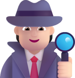 detective light emoji