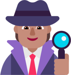 detective medium emoji