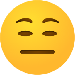 Expressioless face emoji emoji