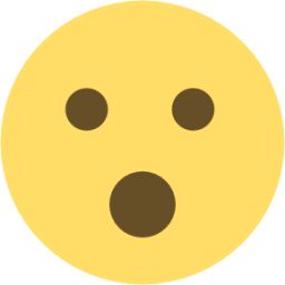 face with open mouth emoji