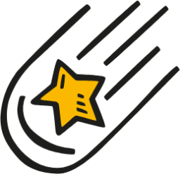 falling star icon