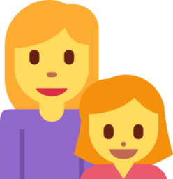 family: woman, girl emoji