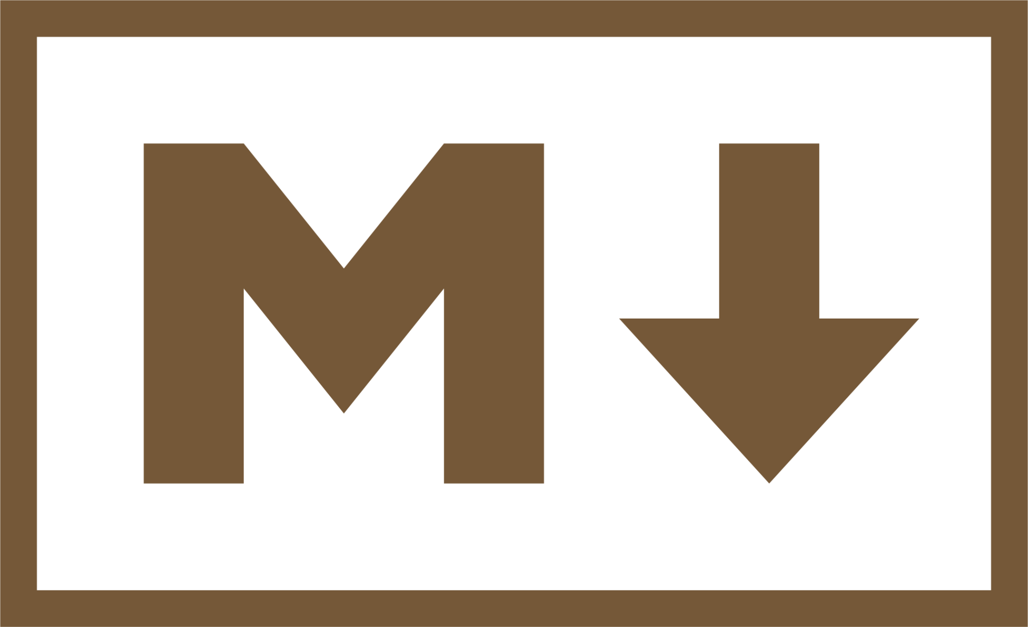 file type markdown icon