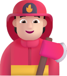 firefighter light emoji