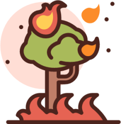 forest burn icon