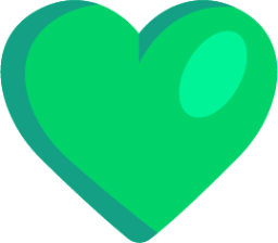 green heart emoji