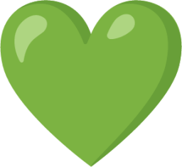 green heart emoji