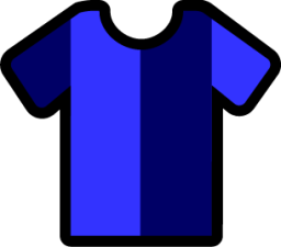 halves blue navy icon