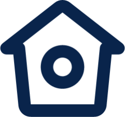 home 5 line building icon