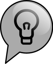 idea gray icon