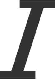 italic icon