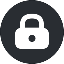 lock circle icon