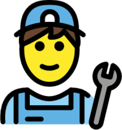 man mechanic emoji