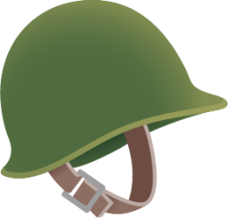 military helmet emoji