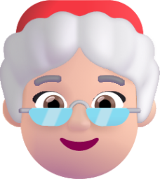 mrs claus light emoji