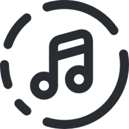 music circle icon