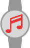 music clock icon