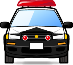 oncoming police car emoji