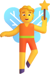 person fairy default emoji