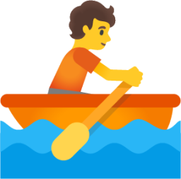 person rowing boat emoji