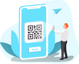 QR code illustration