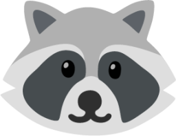 raccoon emoji