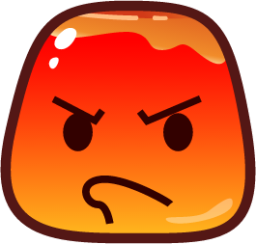 rage (pudding) emoji