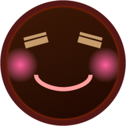 relaxed (black) emoji