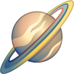 ringed planet emoji