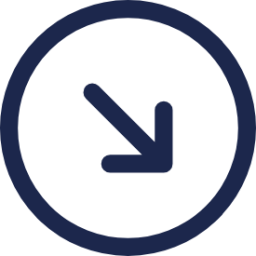 Round Arrow Right Down icon