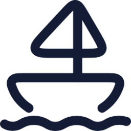 sailboat offshore icon