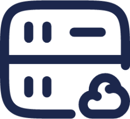 Server Square Cloud icon