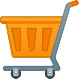 shopping cart emoji