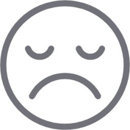 smiley sad icon