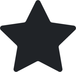 star (rounded filled) icon