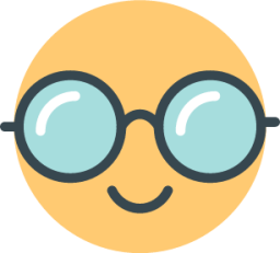 sunglasses smiley icon