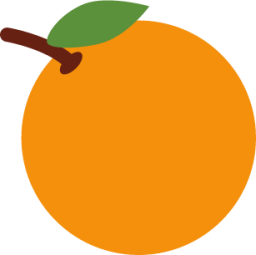 tangerine emoji