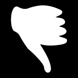 thumb down icon