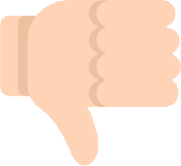 thumbs down emoji