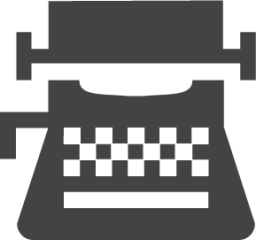 typewriter icon