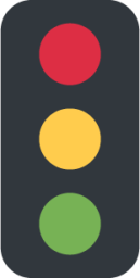 vertical traffic light emoji