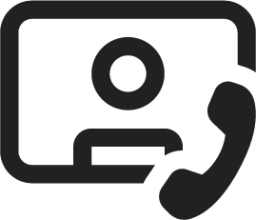 Video Person Call icon