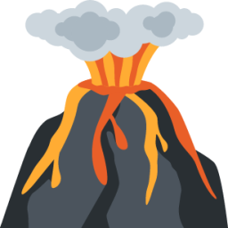 volcano emoji