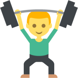 weight lifter emoji