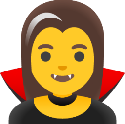 woman vampire emoji