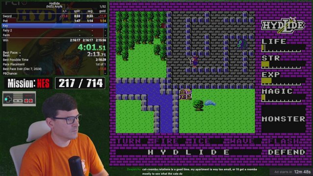 How rough is this game? Mission NES #217 Hydlide | #Feats24 start Monday | !mission !feats