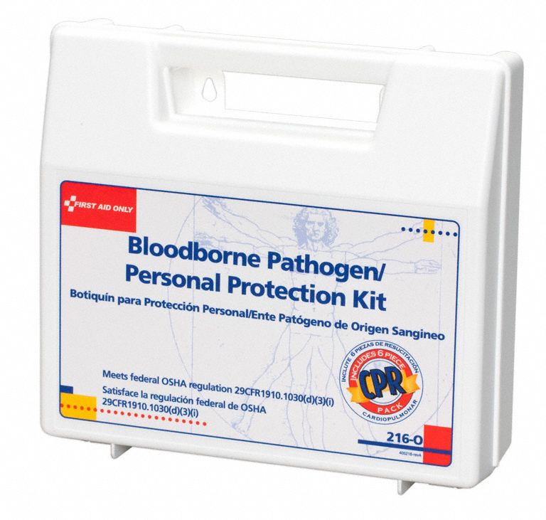 FIRST AID ONLY Bloodborne Pathogen Protection Kit - 5DXX4|216-O - Grainger