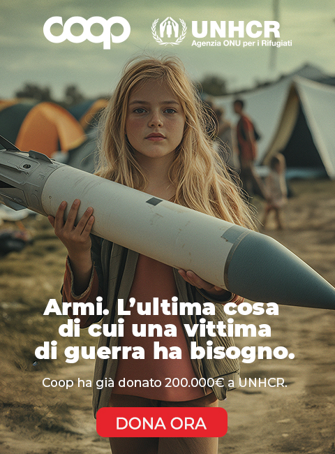 immagine per campagna coop unhcr 2024