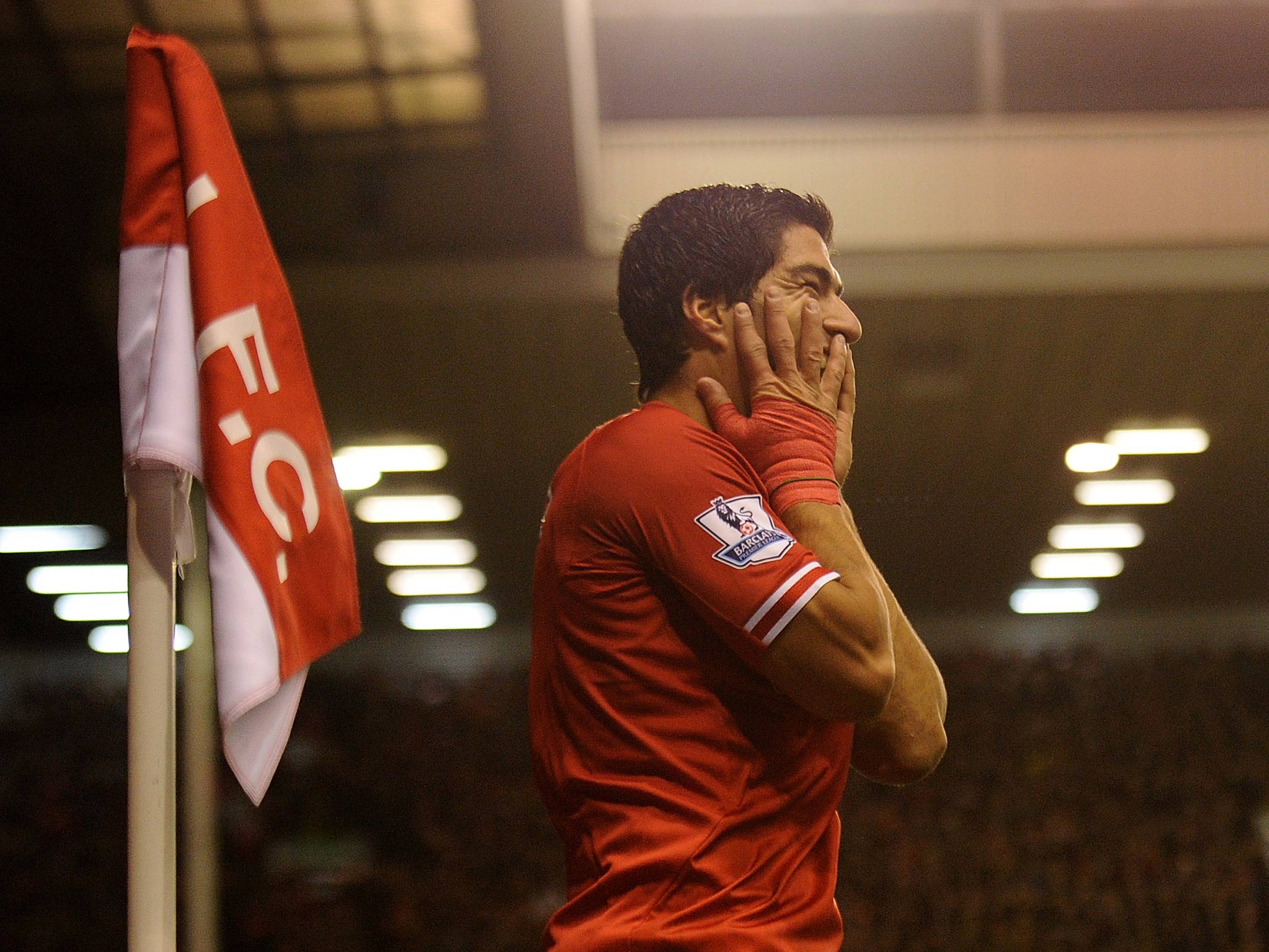 Liverpool striker Luis Suarez