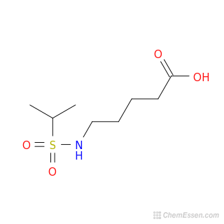 5-(propane-2-sulfonamido)pentanoic acid Structure - C8H17NO4S - Over ...